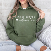 Life Is Better With My Boys｜Sweatshirt and Shirts｜Gift for Mom of Boys