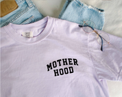 Wholesale Motherhood Crewneck Tee Minimalist Mama Shirt, Mother's Day