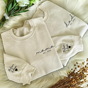 Custom Embroidered｜Mama Sweatshirt｜Mom Hoodie