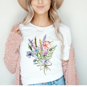 Wild Flowers Shirt Gift for Women Floral Ladies Shirts