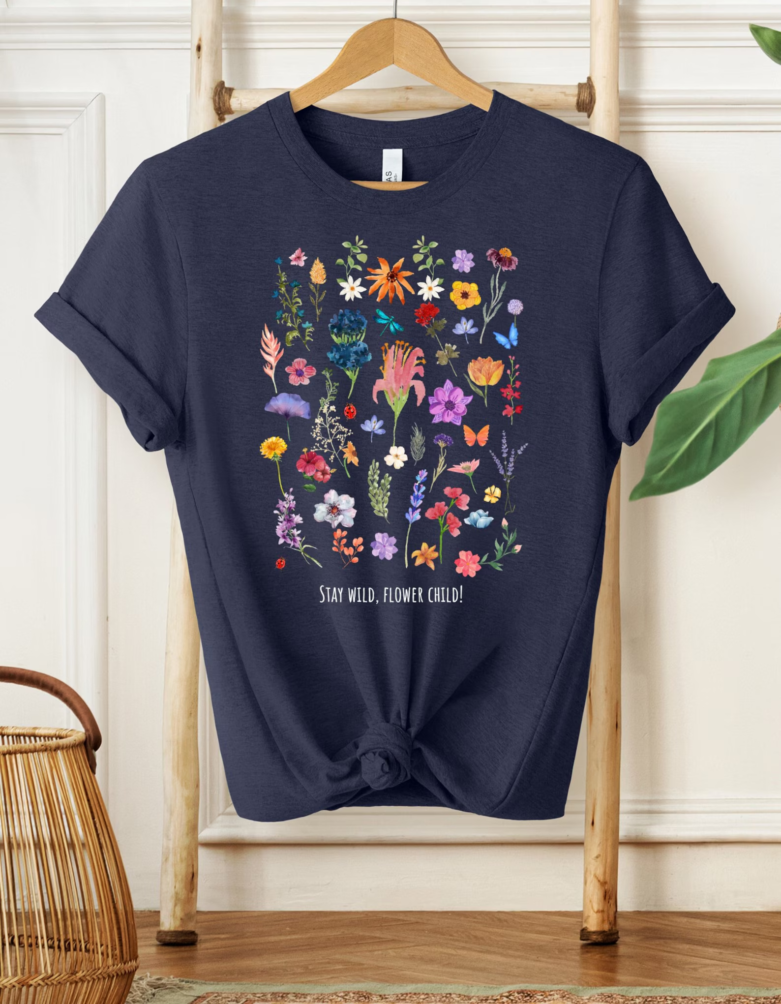 Stay Wild Flower Child Shirt, Flower Shirt, Floral Shirt, Wildflower Shirt