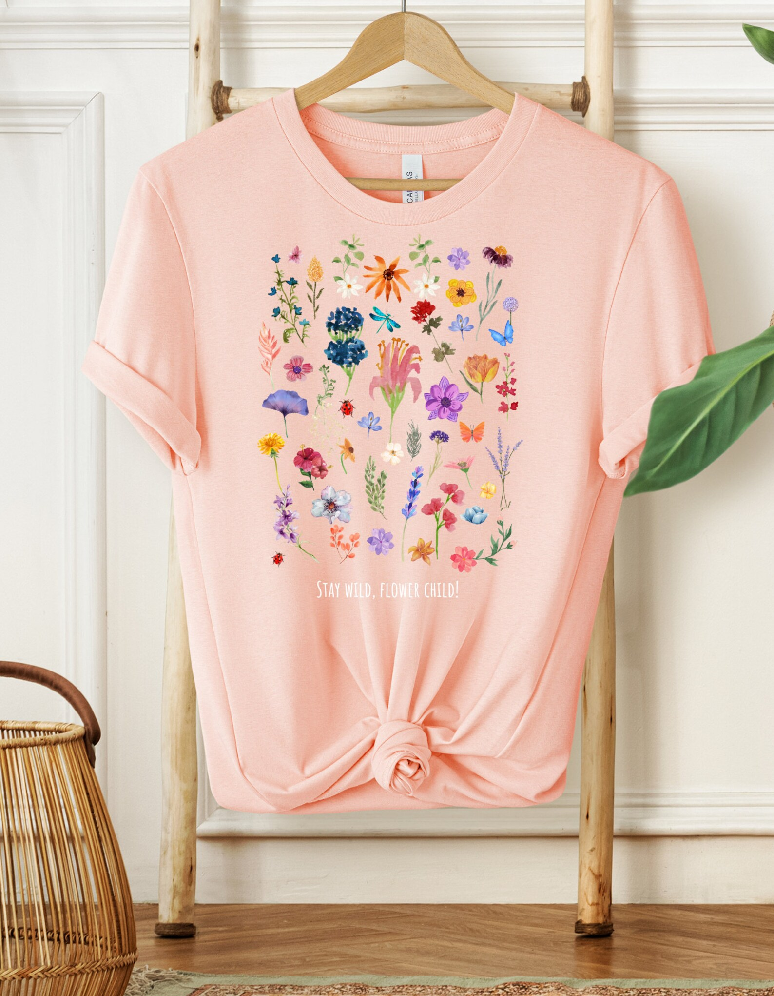 Stay Wild Flower Child Shirt, Flower Shirt, Floral Shirt, Wildflower Shirt