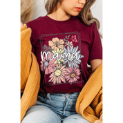 Mama Flower Muttertag Grafik Shirt