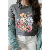 Mama Flower Muttertag Grafik Shirt