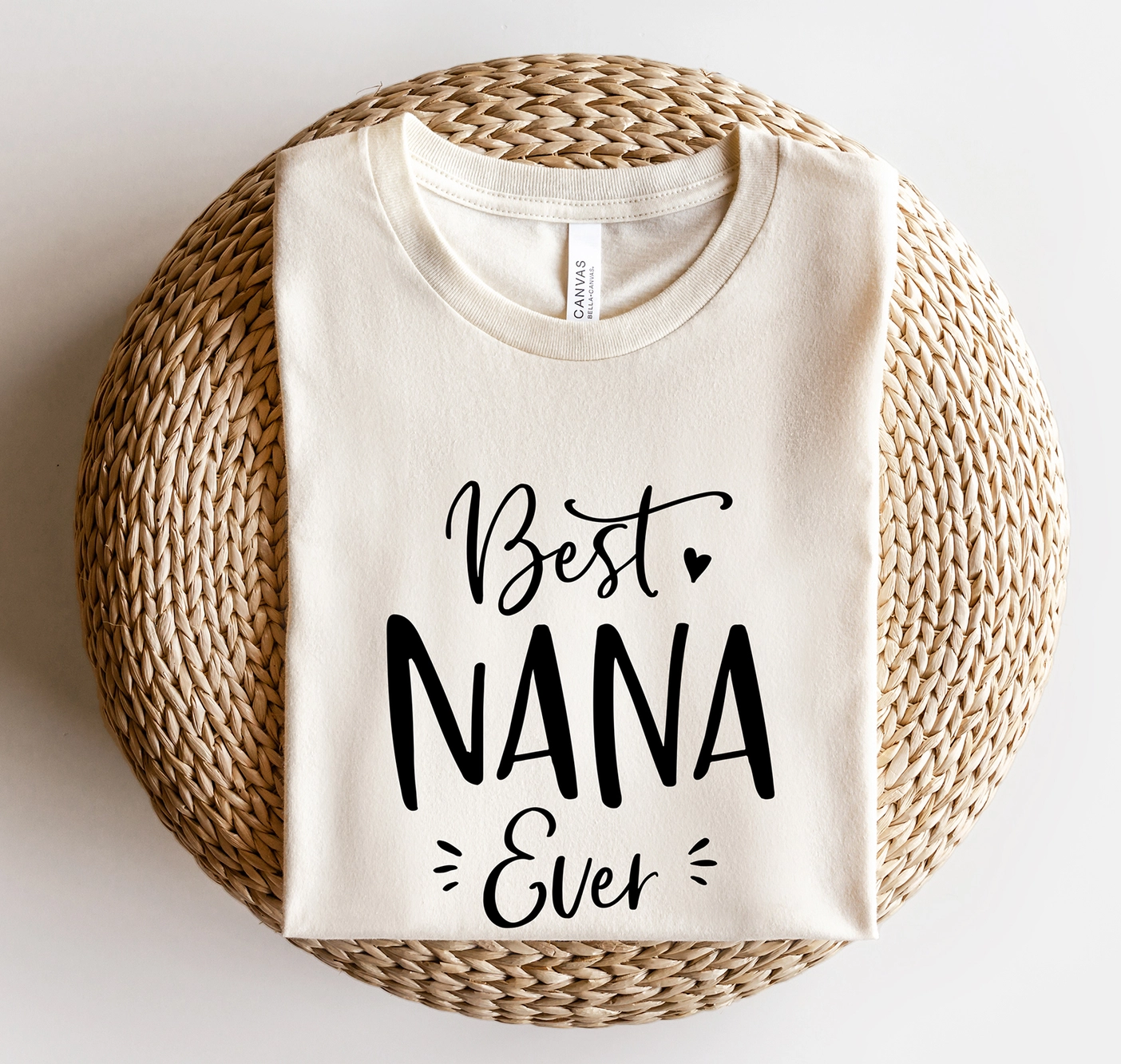 Best Nana Ever T-Shirt Grandma Mother's Day Tee