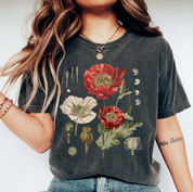 Botanical Shirt,Botanica Tee, Wildflower Shirt, Garden Shirt