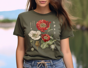 Botanical Shirt,Botanica Tee, Wildflower Shirt, Garden Shirt