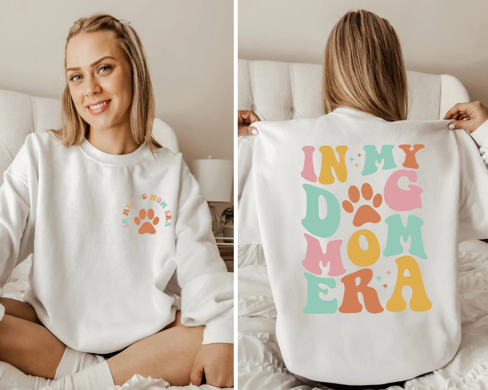 In My Dog Mom Era Sweatshirt｜Mothers Day Hoodie