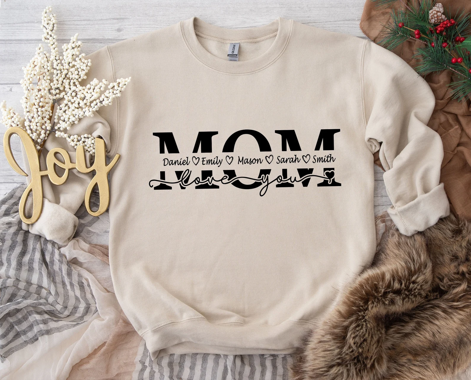 Mother's Day｜Personalized Custom Name｜Hoodie Sweatshirt T-Shirt