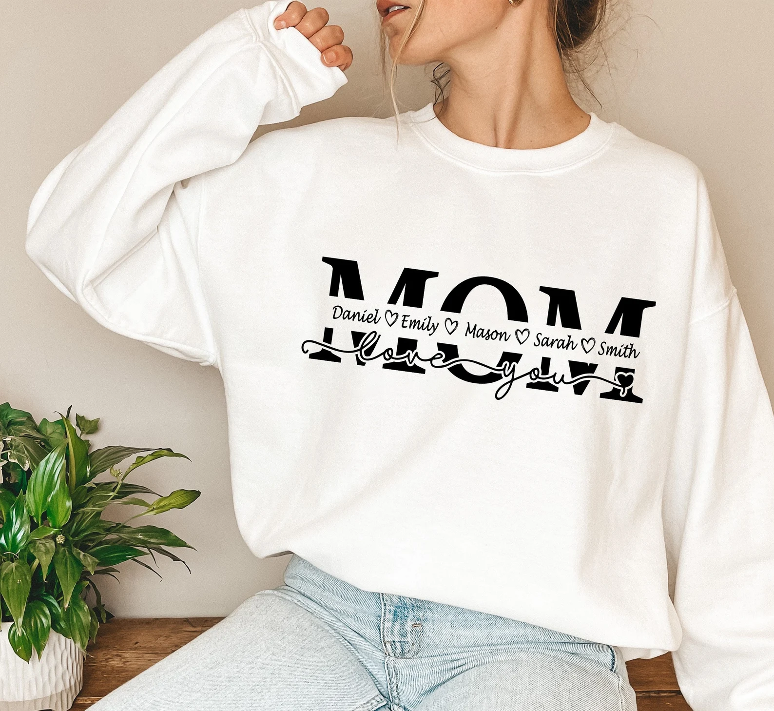 Mother's Day｜Personalized Custom Name｜Hoodie Sweatshirt T-Shirt