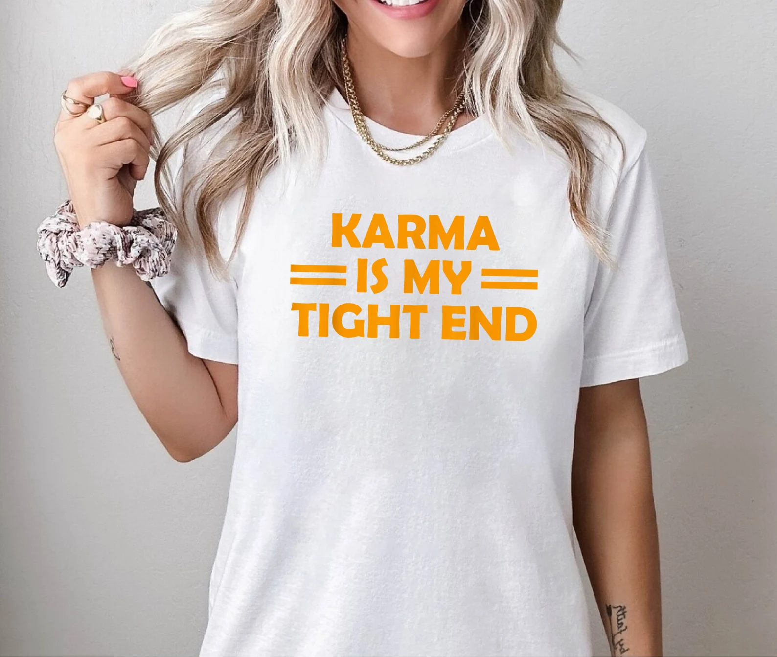 Karma is my Tight End shirt｜Gift Idea