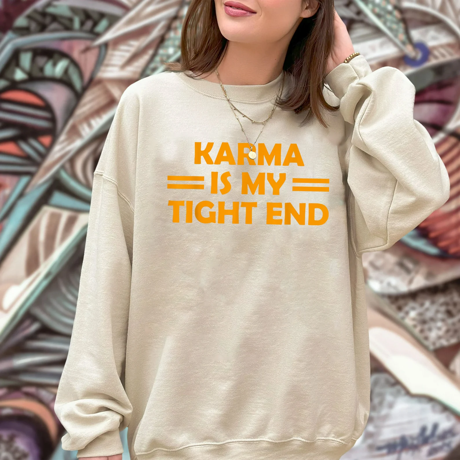 Karma is my Tight End shirt｜Gift Idea