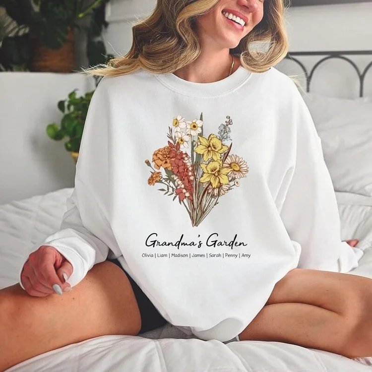 MAMA'S GARDEN｜BIRTHFLOWER SWEATSHIRT