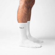 Unisex Custom Name Socks - Personalised Embroidered Name on Soft Cotton Crew Socks