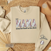 Baseball Mama｜Custom Name｜Embroidered Outfit｜Sports Mom