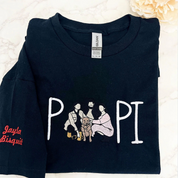 Embroidered Mama Sweatshirt｜With Custom Portrait｜From Your Photo