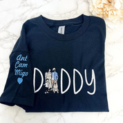 Embroidered Mama Sweatshirt｜With Custom Portrait｜From Your Photo