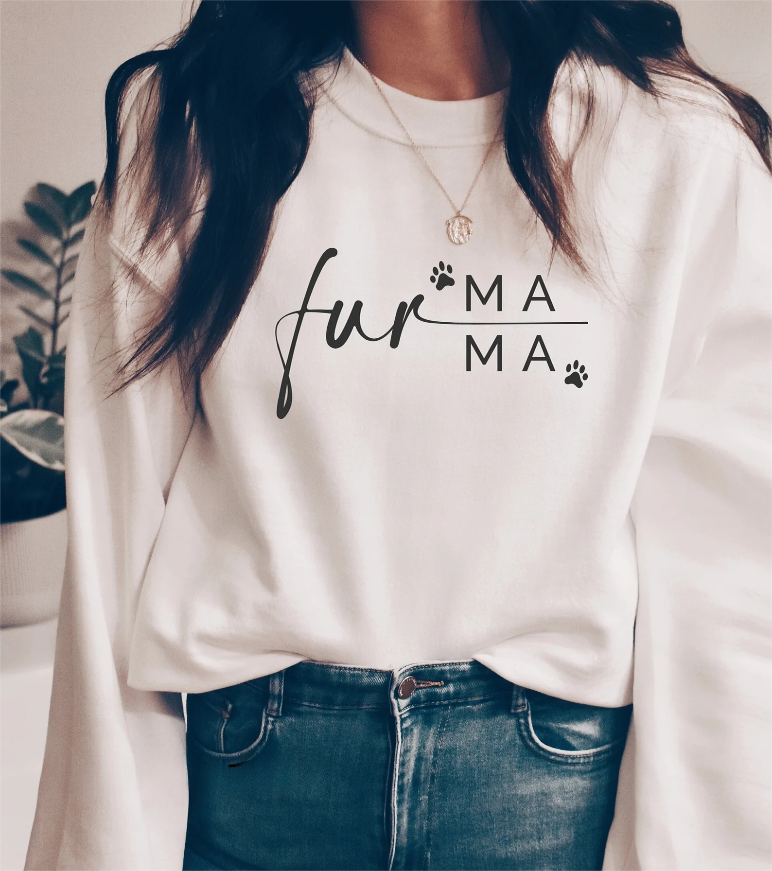 Fur Mama Sweatshirt｜Dog Mama Sweatshirt｜Dog Mama Gift