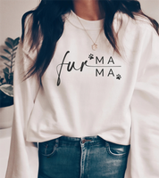 Fur Mama Sweatshirt｜Dog Mama Sweatshirt｜Dog Mama Gift