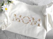 Custom mama | Emboidered sweatshirt | Mom crewneck with names