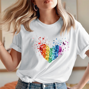 Rainbow Butterfly Pride Love Heart Gay Pride Month LGBT LGBTQ Gay