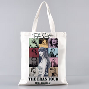 Taylor tote bag, Cotton Canvas Tote Ba, Swiftie, Eco Shopping Bag