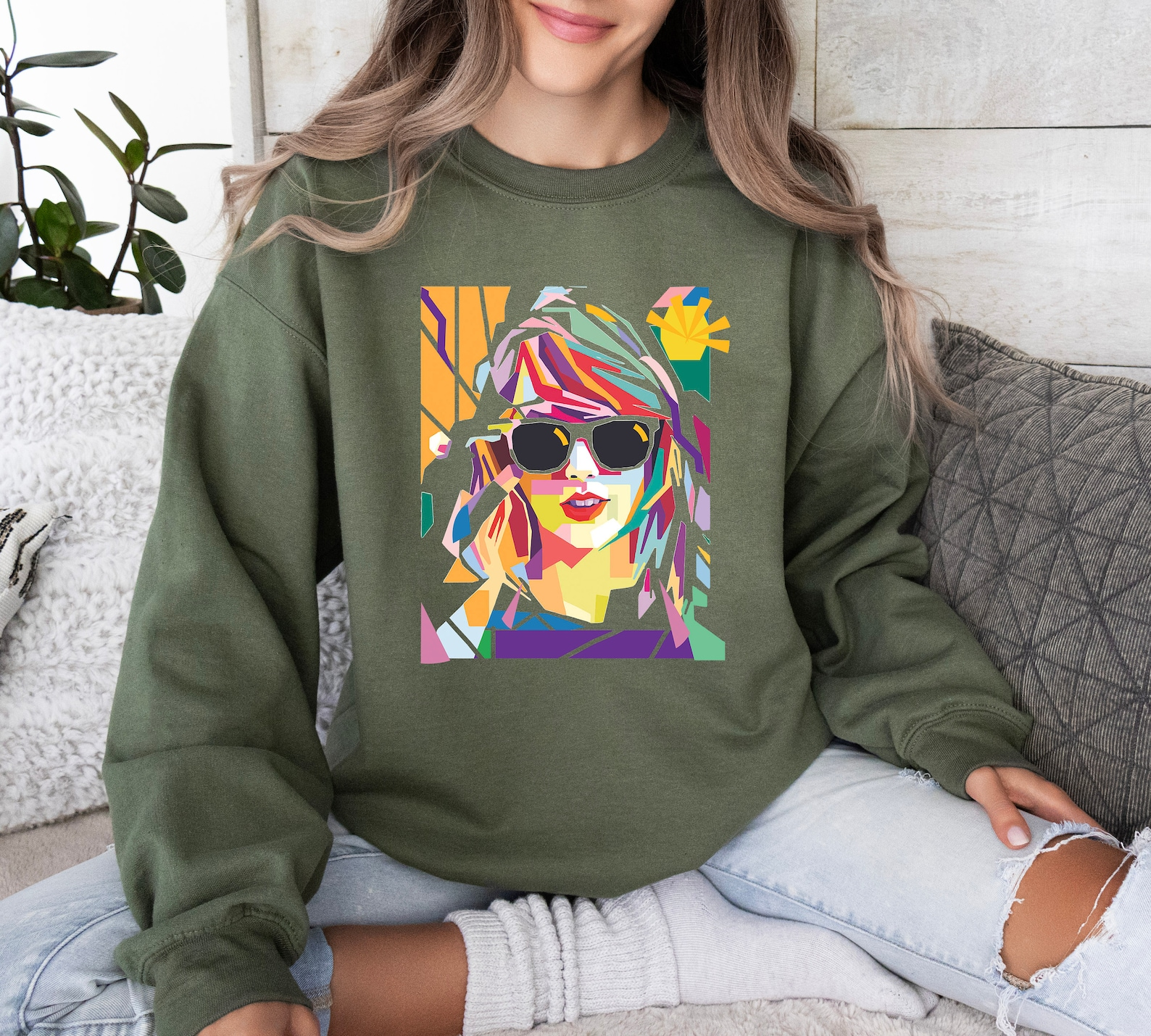 Swiftie Art Mosaic Sweatshirt ,Little Swiftie Tshirt