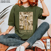 Vintage 90s Style Taylor Fearless Shirt, Swiftie Eras Tour Shirt, Taylor Gift