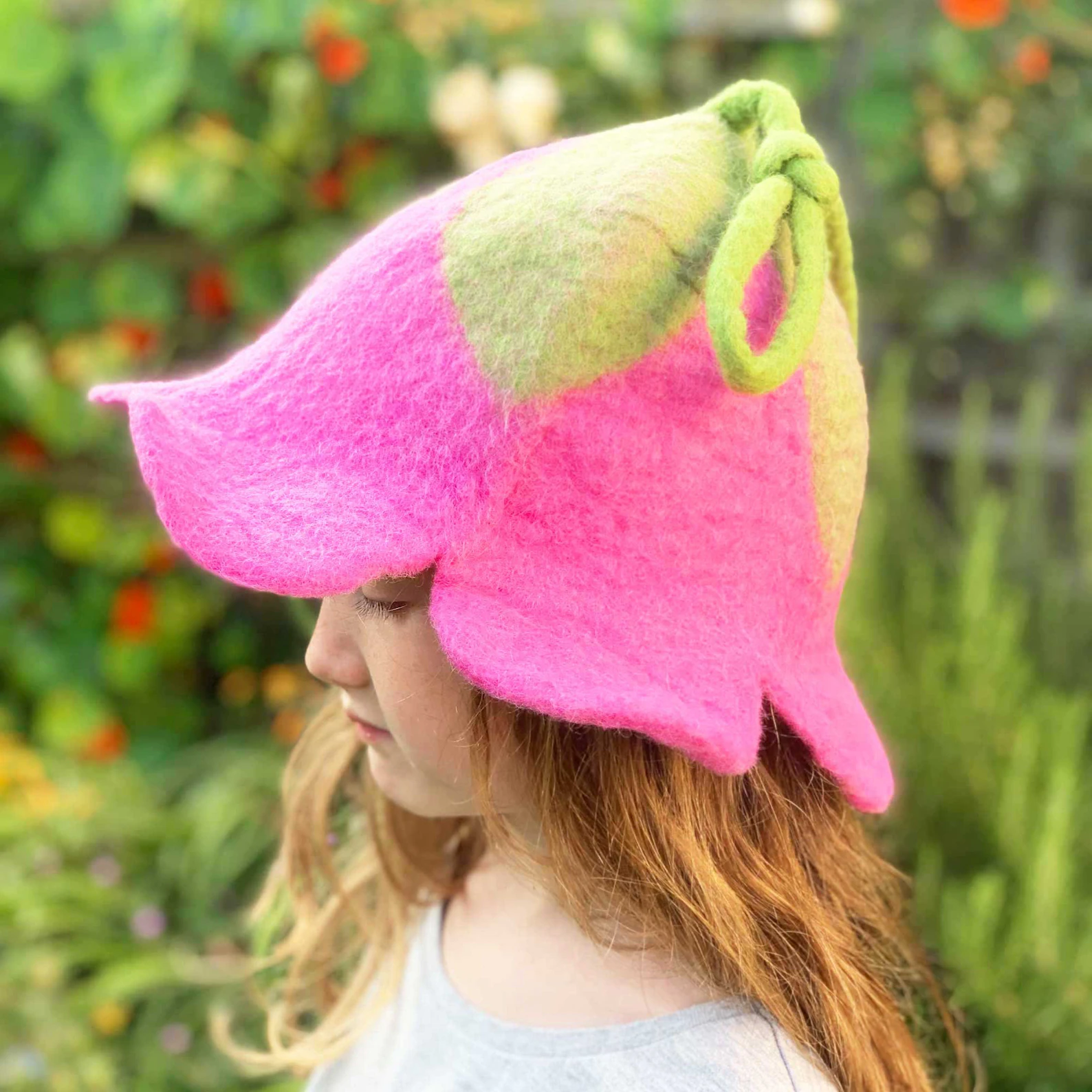 Colourful Felt Festival Flower Fairy Hat | Fair Trade, Handmade