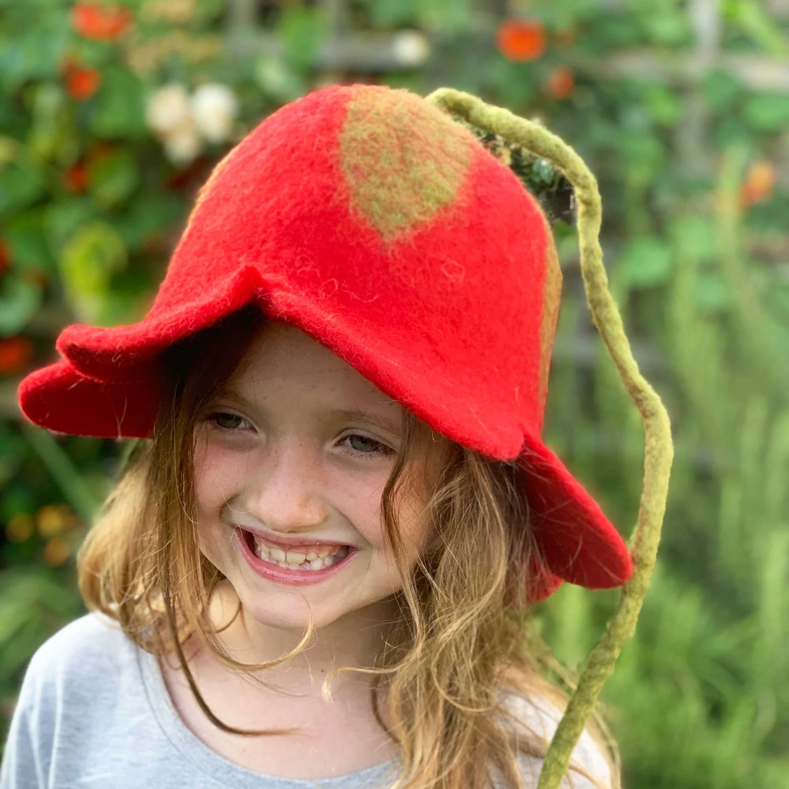 Colourful Felt Festival Flower Fairy Hat | Fair Trade, Handmade