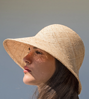 Fedora women's hat, summerlook, straw hat, sun hat, millinery