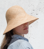 Fedora women's hat, summerlook, straw hat, sun hat, millinery