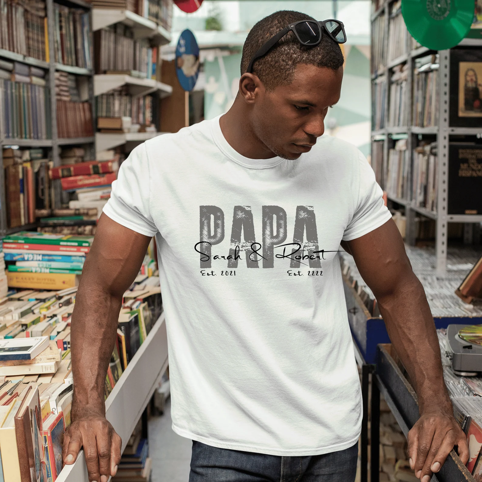 PAPA T Shirt personalized|Gift