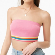 Rainbow Tube Top