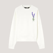 Embroidered｜Lavender｜Sweatshirt