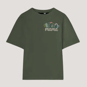 Floral Mama｜Embroidered Adult T-Shirt｜Mama Shirt｜Grandma Shirt