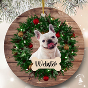 Custom Dog Christmas Ornament