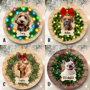 Custom Dog Christmas Ornament