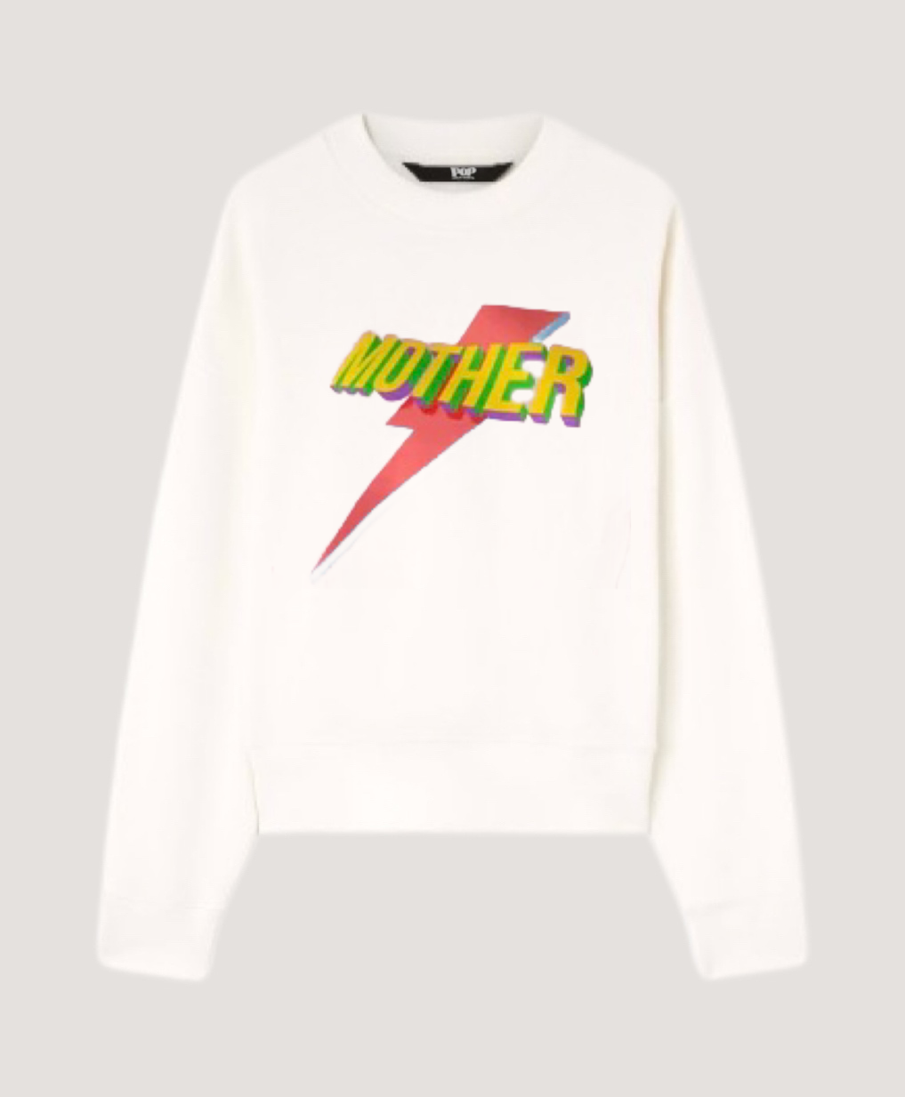 Women's Mother Lightning Bolt Personalised Pink Sweatshirt