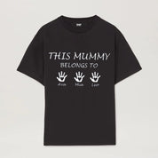 This Mummy Belongs, Custom Mama Hoodie, Personalised Mum, Mummy Gift