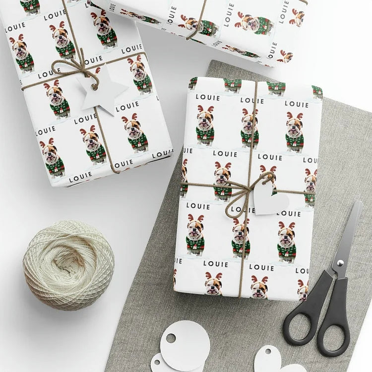 Custom Dog Gift Wrap | Dog Wrapping Paper Custom Pet Wrapping Paper