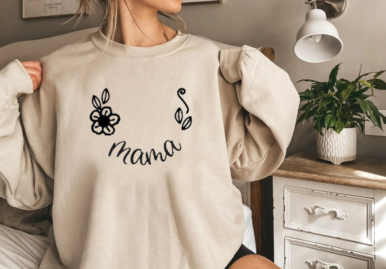 Mother's garden flower sweatshirt hoodie t-shirt