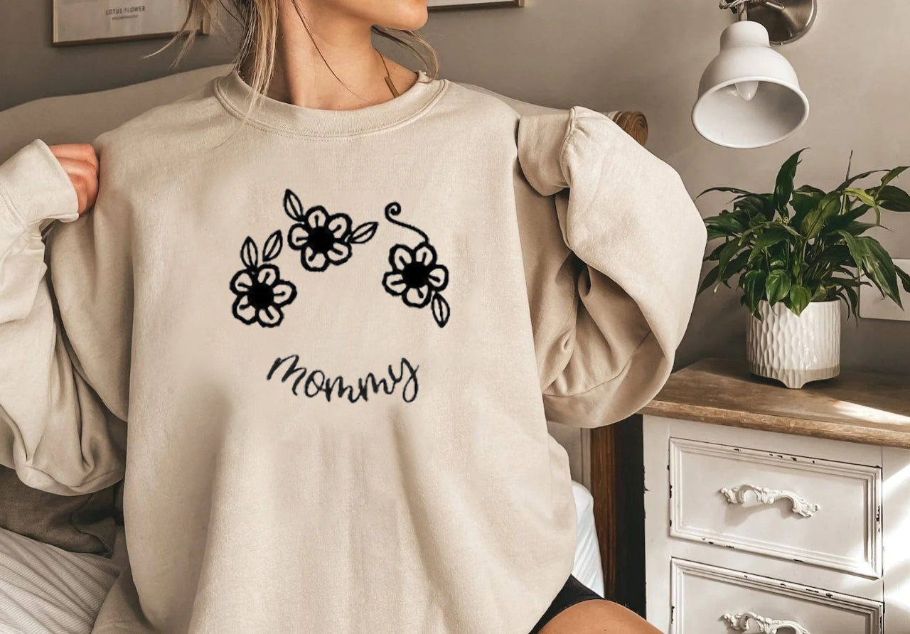 Mother's garden flower sweatshirt hoodie t-shirt