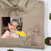 Embroidered Tshirt｜Portrait Sweatshirt｜Gift｜Family｜Anniversary ｜Hot Sale