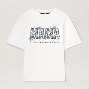 Custom Floral Mama Shirt, Cute Retro Flowers Mom Shirt With Kids Names