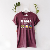 This Awesome Mama Belong to, Personalized Mom Shirt with Kid's Name