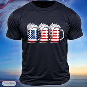 Beer Print | American National | US Flag Tee