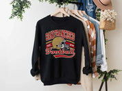 Trendy San Francisco Fußball Sweatshirt, Vintage San Francisco Fußball Sweatshirt, San Francisco Fußball Fan Shirt, trendige SF Fußball