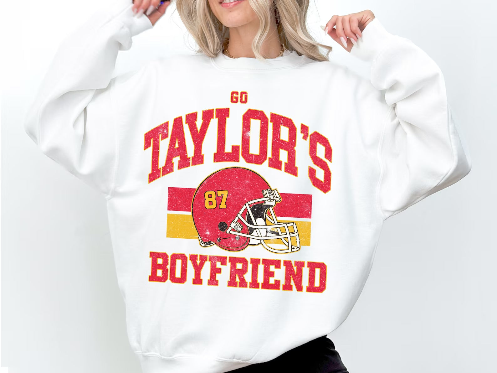 Taylor and Travis Sweatshirt, Taylor's Boyfriend Sweatshirt, Kansas City Crewneck