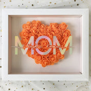 Personalized Mom Flower Shadow Box With Name